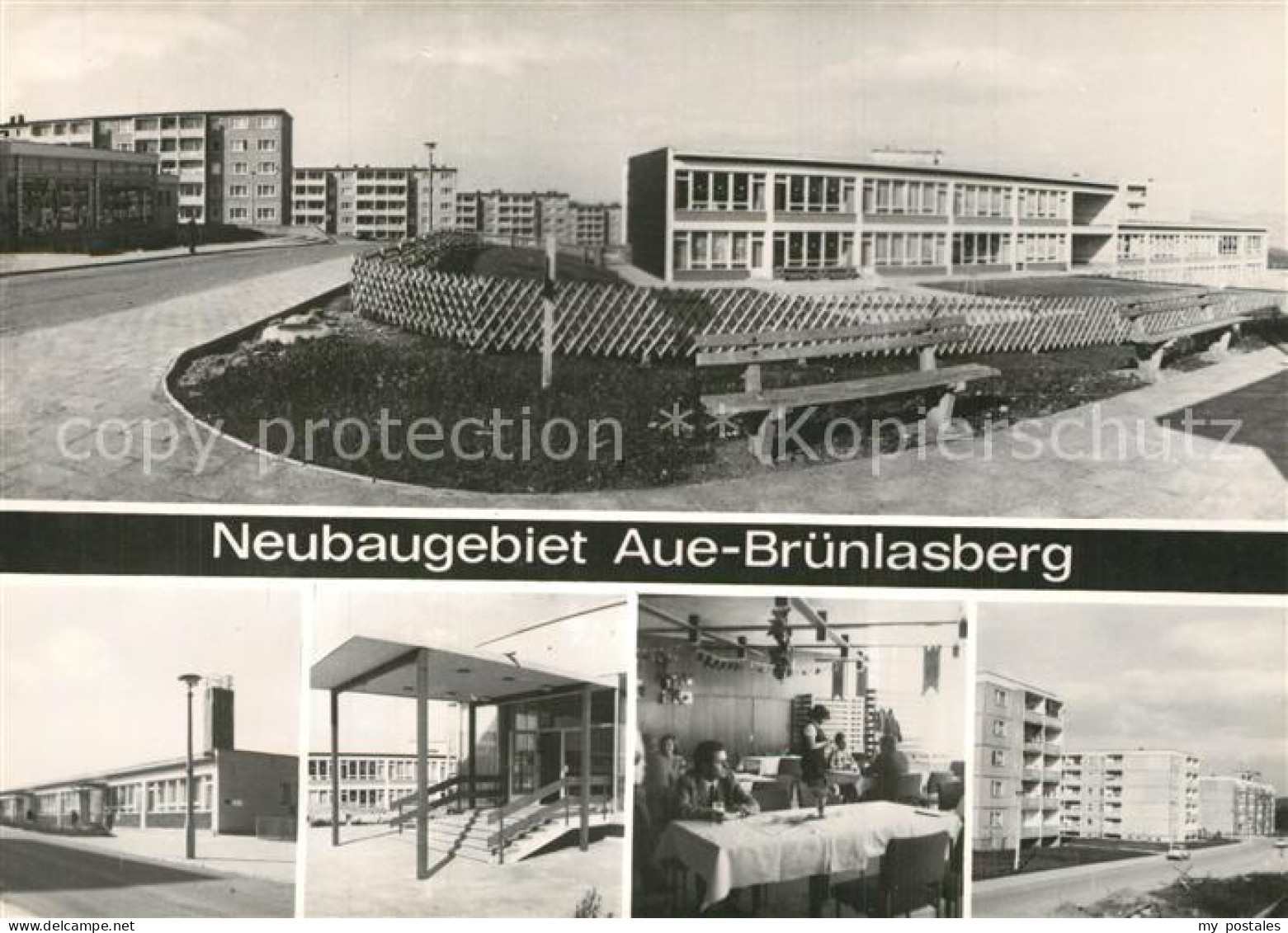 73567163 Aue Erzgebirge Neubaugebiet Bruenlasberg Plattenbauten Aue Erzgebirge - Aue