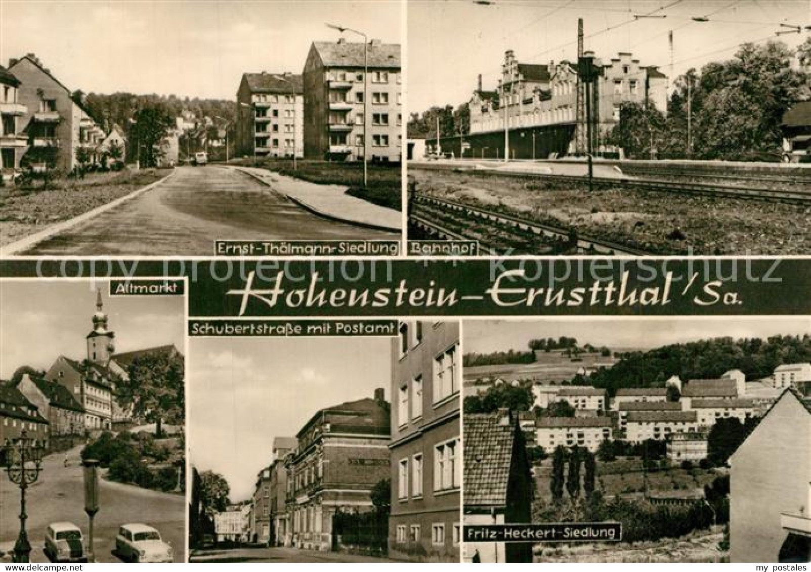 73567126 Hohenstein-Ernstthal Ernst Thaelmann Strasse Bahnhof Altmarkt Schuberts - Hohenstein-Ernstthal