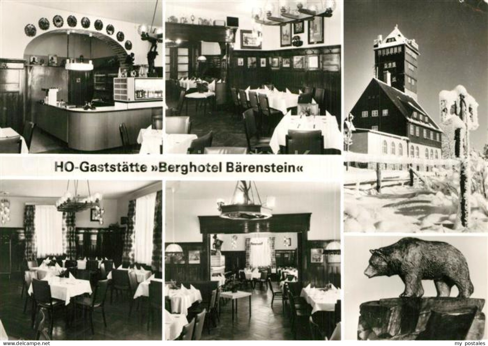 73567068 Baerenstein Annaberg-Buchholz HO Gaststaette Berghotel Baerenstein Baer - Baerenstein