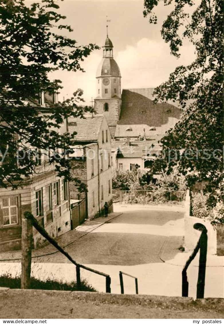 73566937 Schmoelln Thueringen Partie An Der Pforte Blick Zur Kirche Schmoelln Th - Schmölln