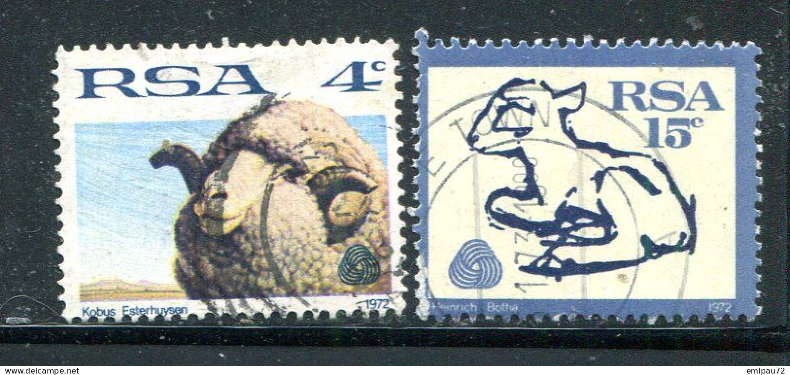 AFRIQUE DU SUD- Y&T N°335 Et 336- Oblitérés - Used Stamps