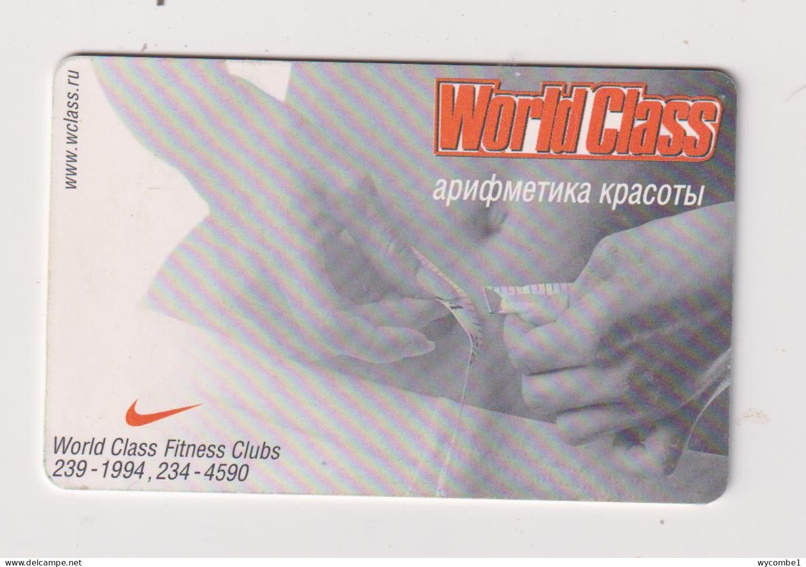 RUSSIA - World Class Fitness Clubs Chip  Phonecard - Russie