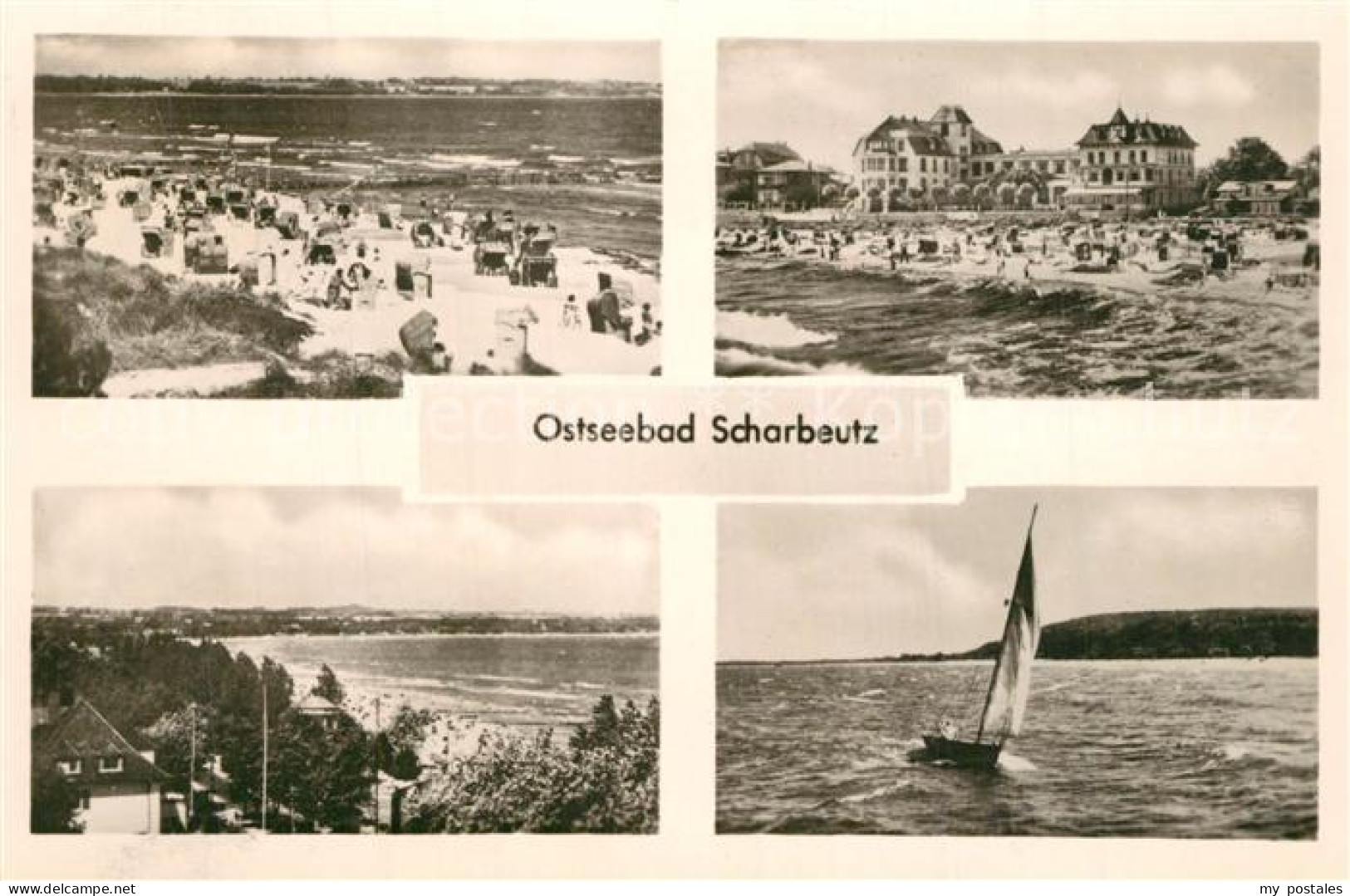 73566536 Scharbeutz Ostseebad Strandpartien Strandhotels Segelboot Scharbeutz Os - Scharbeutz