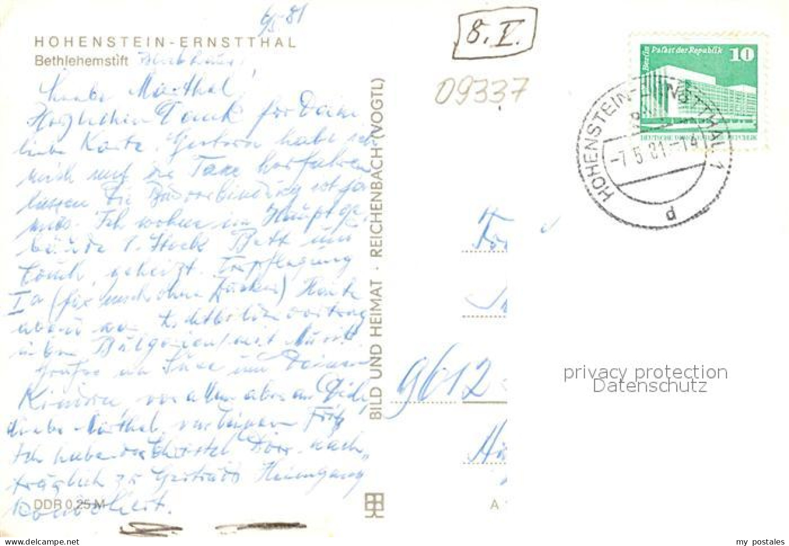 73566423 Hohenstein-Ernstthal Bethlehemstift Hohenstein-Ernstthal - Hohenstein-Ernstthal