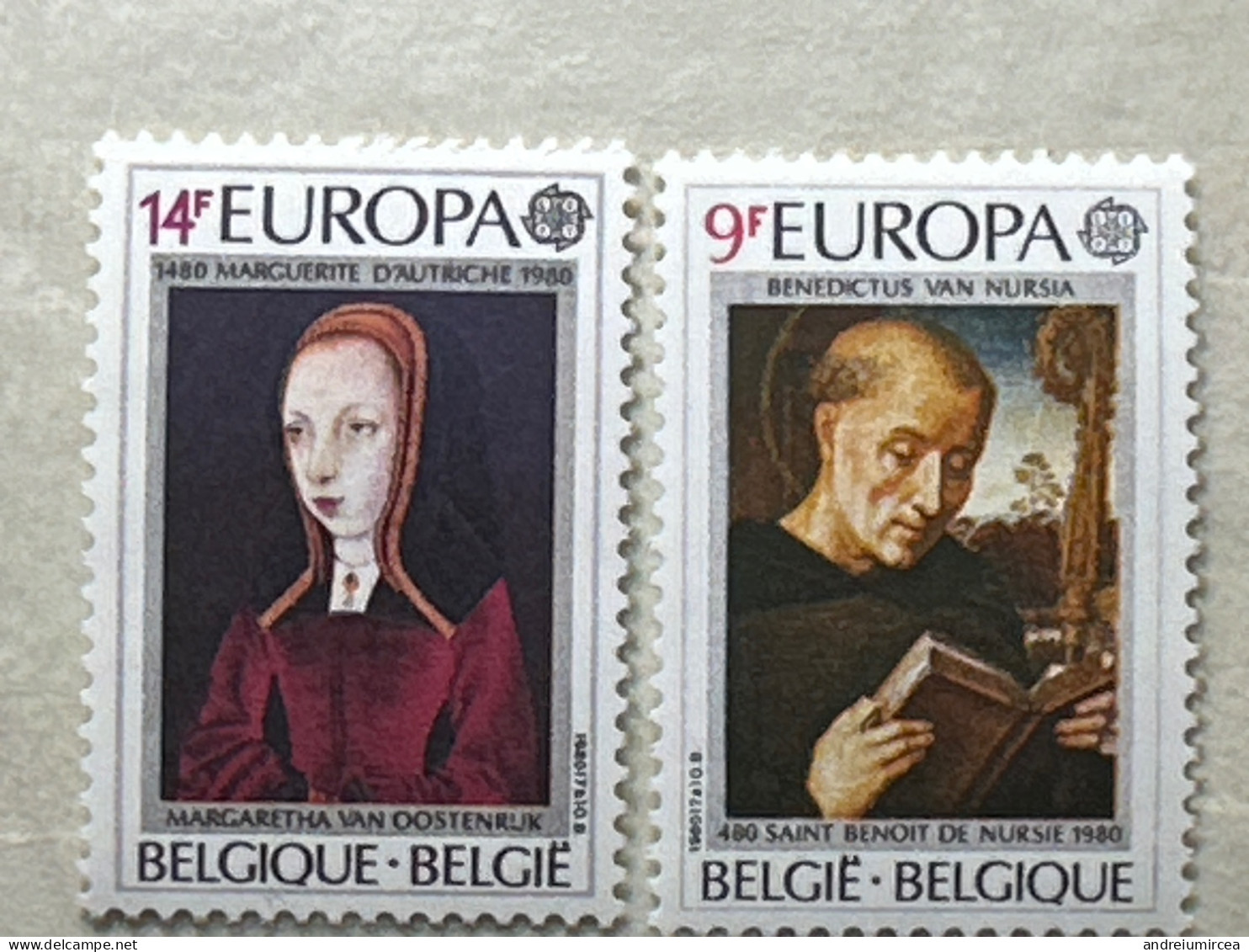 1989 Europa CEPT Belgique - 1980