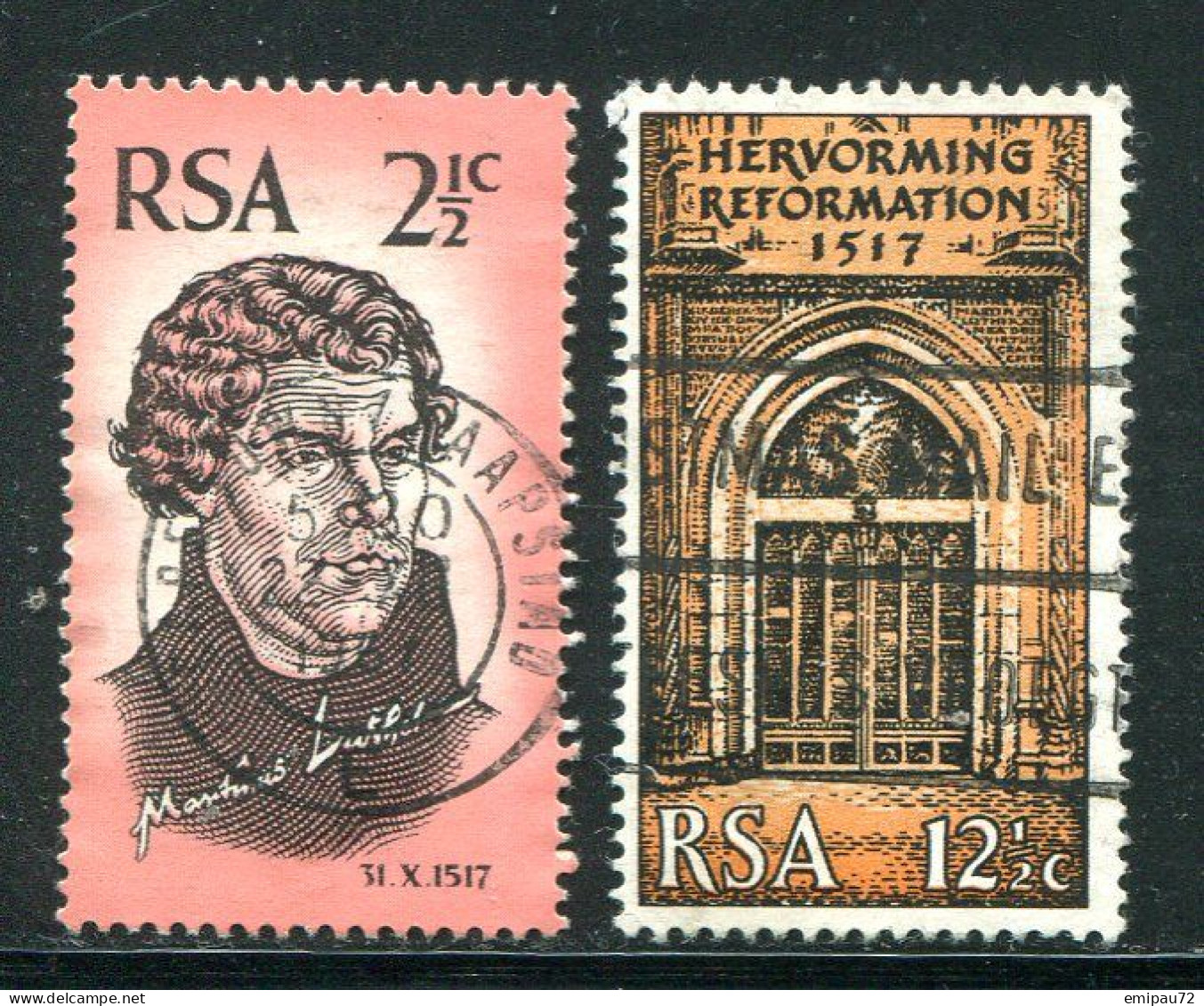AFRIQUE DU SUD- Y&T N°309 Et 310- Oblitérés - Used Stamps