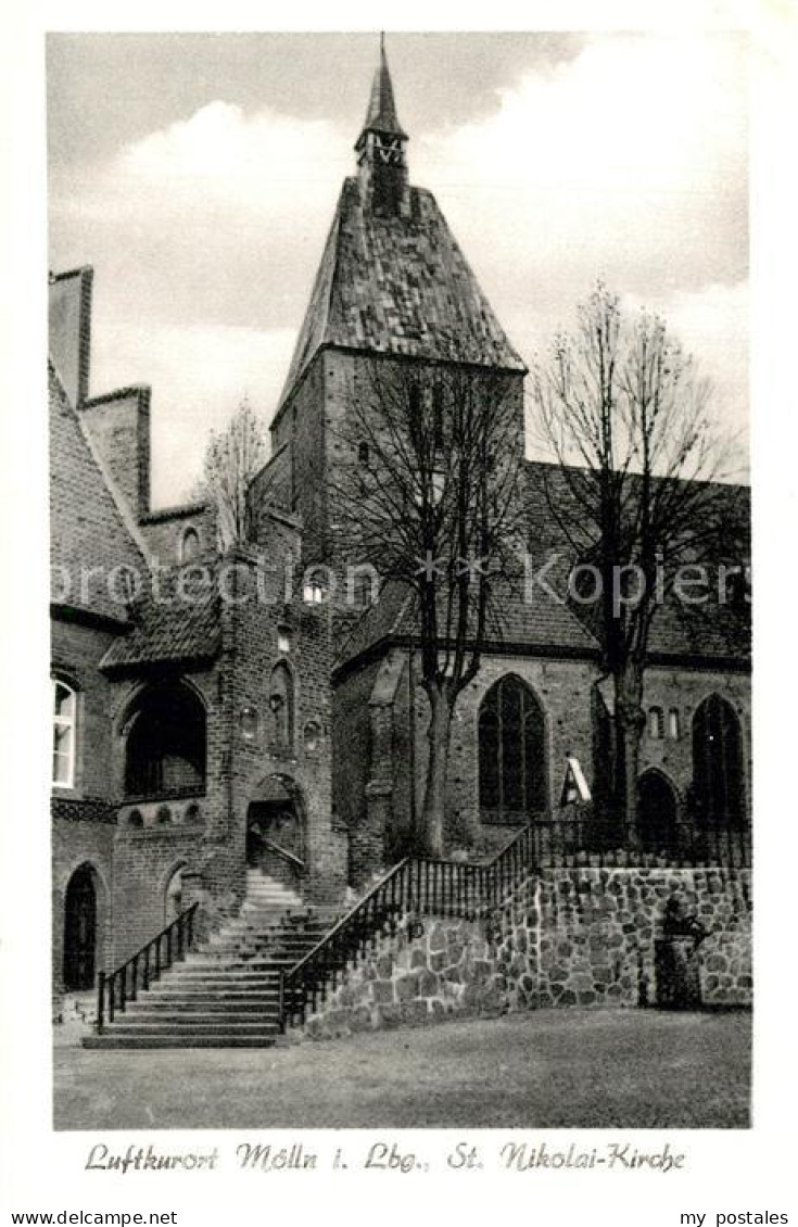 73566207 Moelln Lauenburg Nikolai Kirche Moelln Lauenburg - Moelln