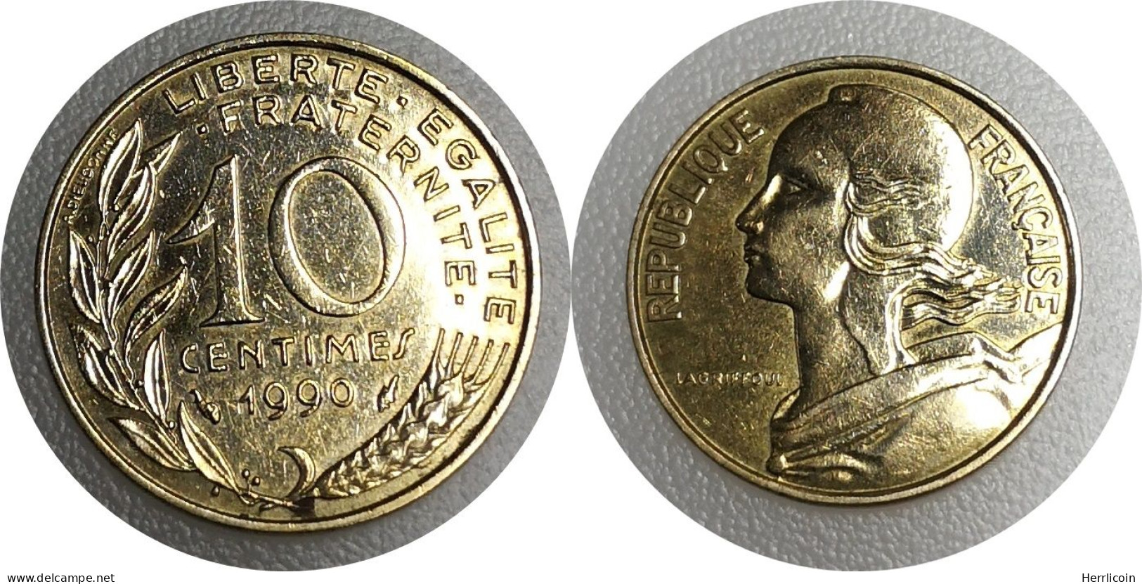 Monnaie France -  1990 - 10 Centimes Marianne - 10 Centimes