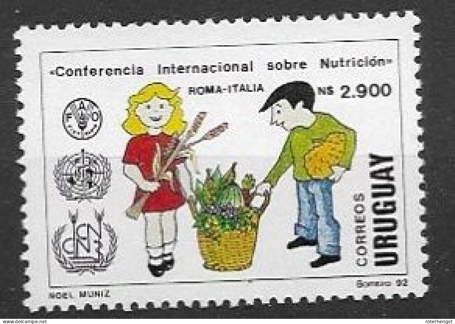 Uruguay Mnh ** 1992 - Uruguay