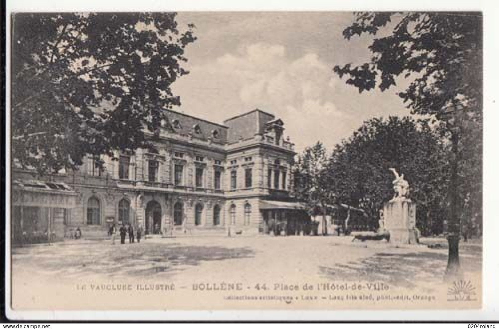 Carte France 84 - Bollène - Place De L'Hôtel De Ville : Achat Immédiat - Bollene