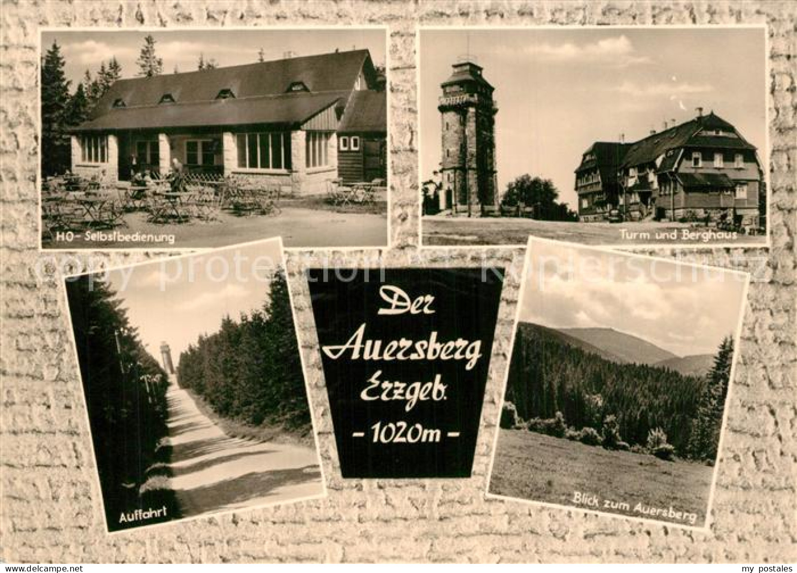 73565477 Auersberg Wildenthal Turm Berghaus HO Gaststaette Auersberg Wildenthal - Eibenstock