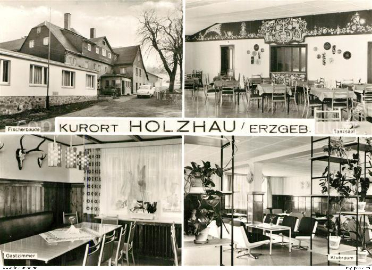73565472 Holzhau Brand-Erbisdorf Fischerbaude Tanzsaal Gastzimmer Klubraum Holzh - Brand-Erbisdorf
