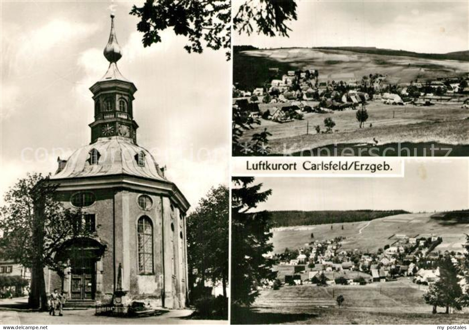 73565467 Carlsfeld Erzgebirge Kirche Landschaftspanorama Carlsfeld Erzgebirge - Eibenstock