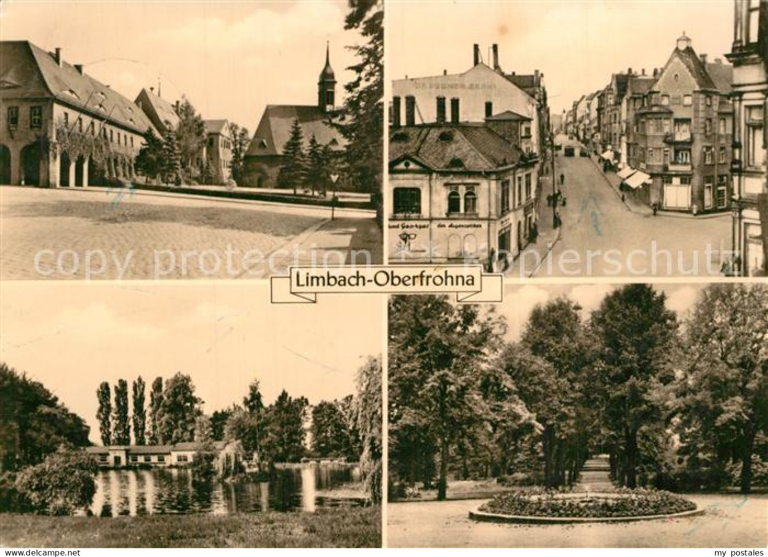 73565456 Limbach Oberfrohna Stadtansichten Teich Park Limbach Oberfrohna - Limbach-Oberfrohna