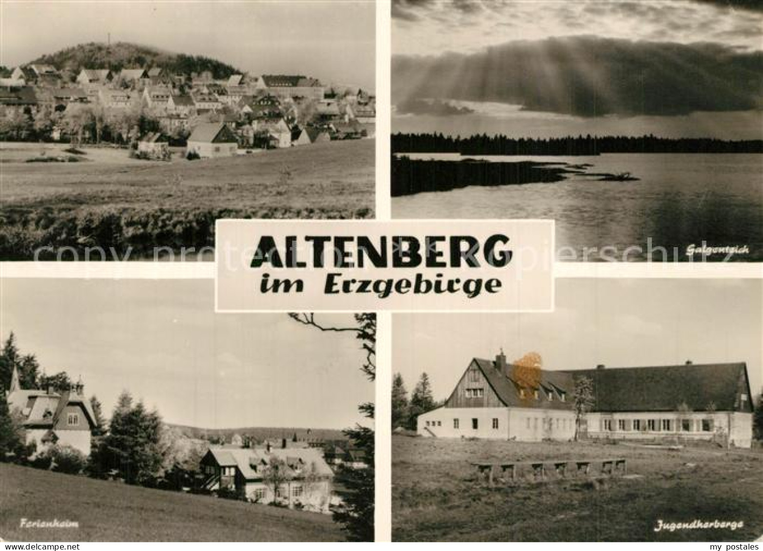 73565442 Altenberg Erzgebirge Panorama Galgenteich Jugendherberge Ferienheim Alt - Geising