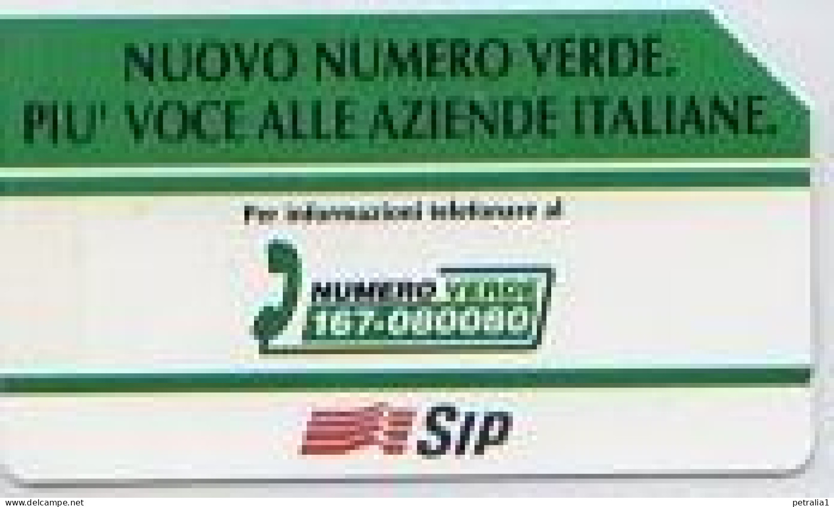 SCH 357 - Nuovo Numero Verde                           Facciale £ 10.000 - Öff. Sonderausgaben