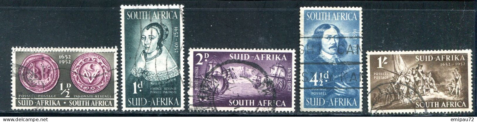 AFRIQUE DU SUD- Y&T N°186 à 190- Oblitérés - Usados