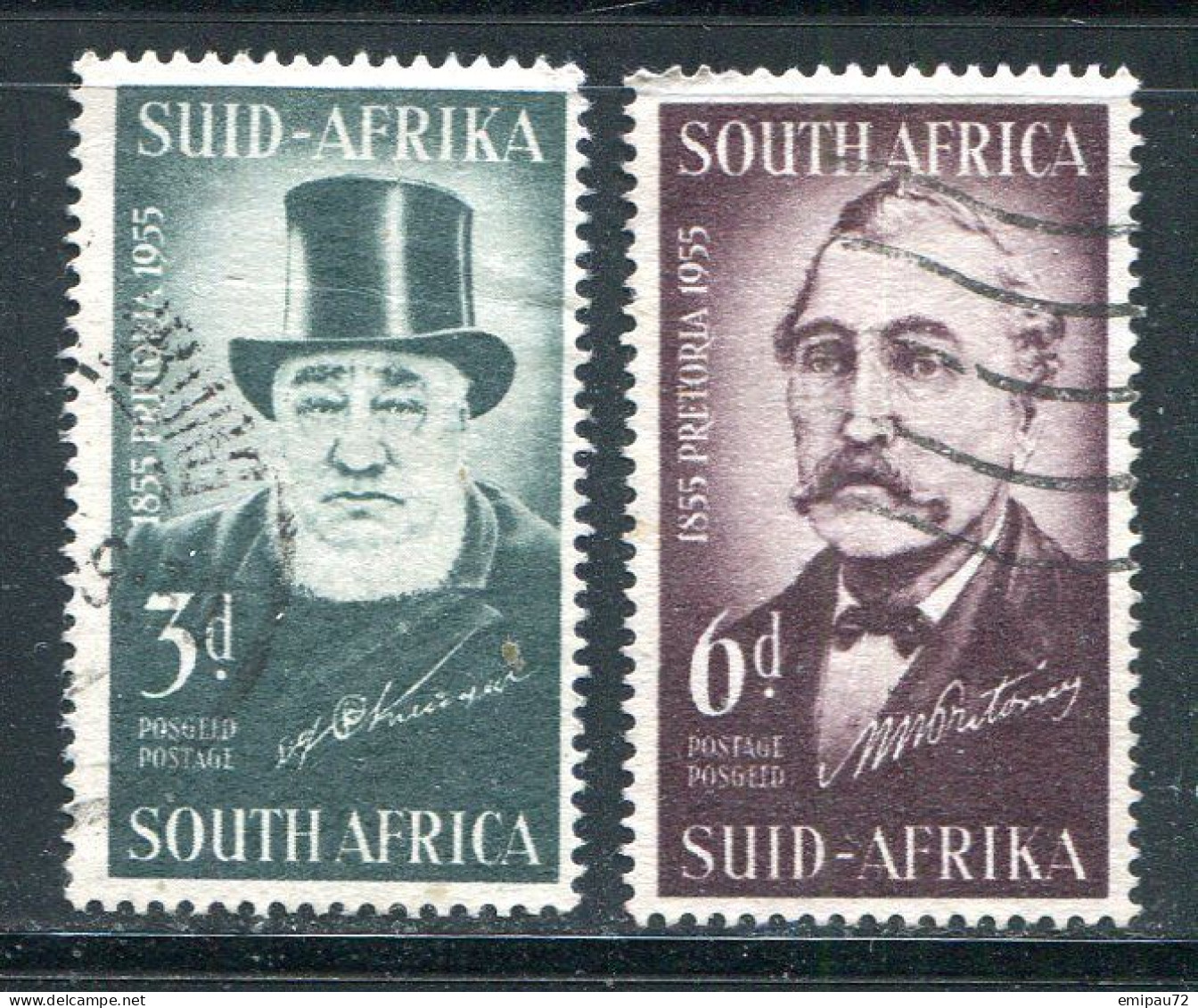 AFRIQUE DU SUD- Y&T N°215 Et 216- Oblitérés - Used Stamps