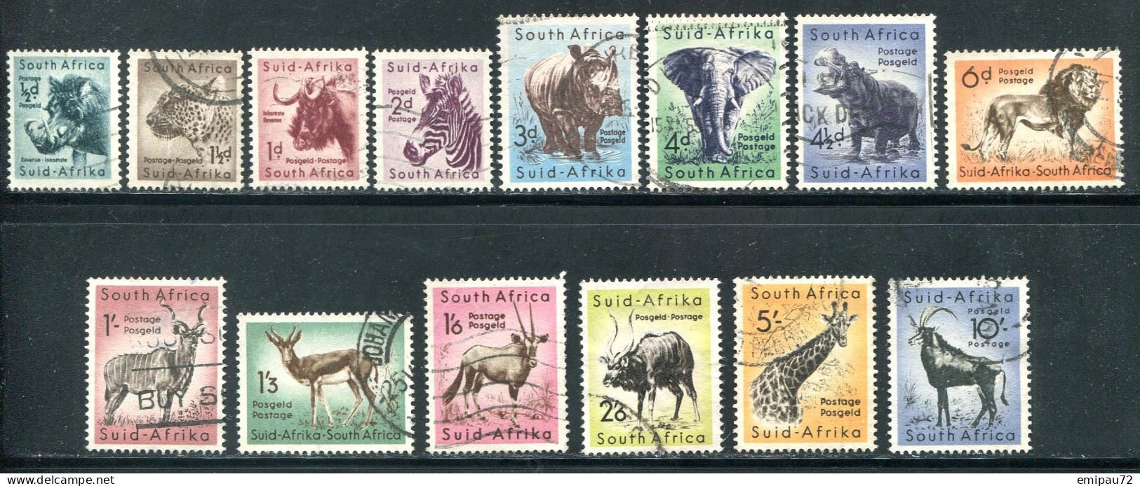 AFRIQUE DU SUD- Y&T N°201 à 214- Oblitérés - Used Stamps