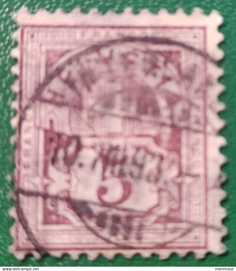 SVIZZERA 1882  STEMMI HELVETIA 5c - Gebraucht