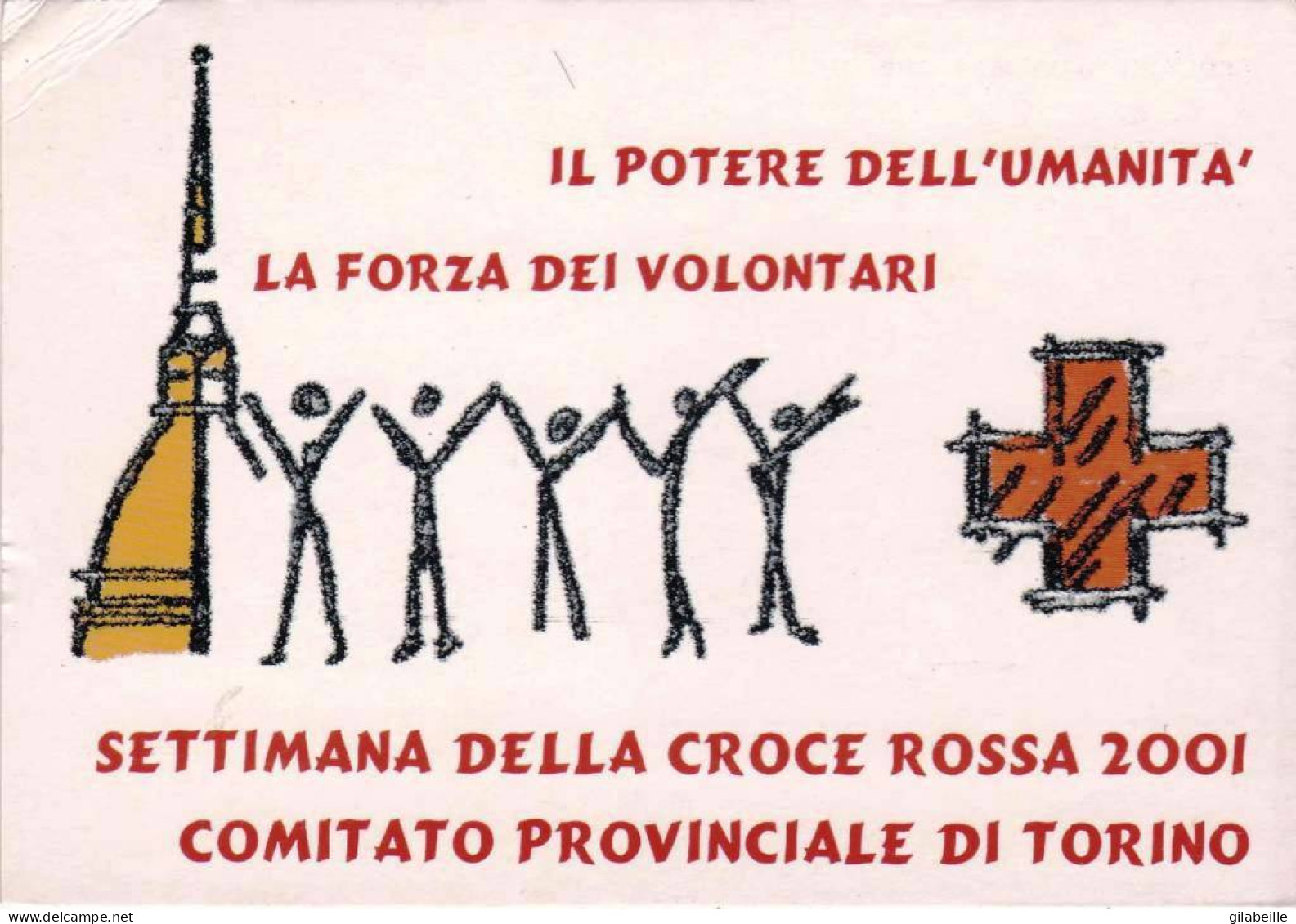TORINO  - Settimana Della Croce Rossa 2001 - Comitato Provinciale Di Torino - Salute, Ospedali