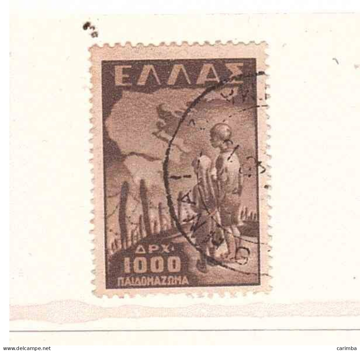 1949 APX 1000 INFANZIA DEPORTATA - Oblitérés