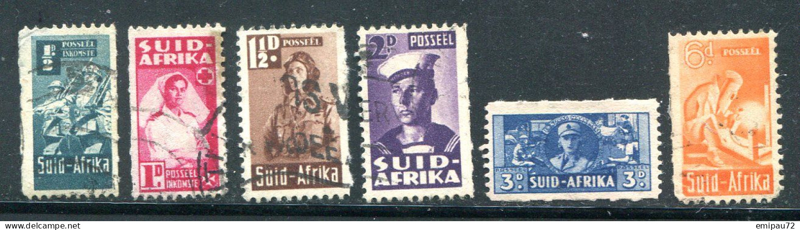 AFRIQUE DU SUD- Y&T N°136 à 142- Oblitérés - Used Stamps