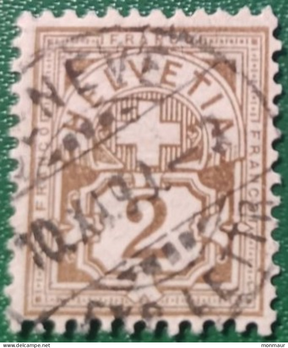 SVIZZERA 1905  STEMMI HELVETIA  2c - Gebraucht