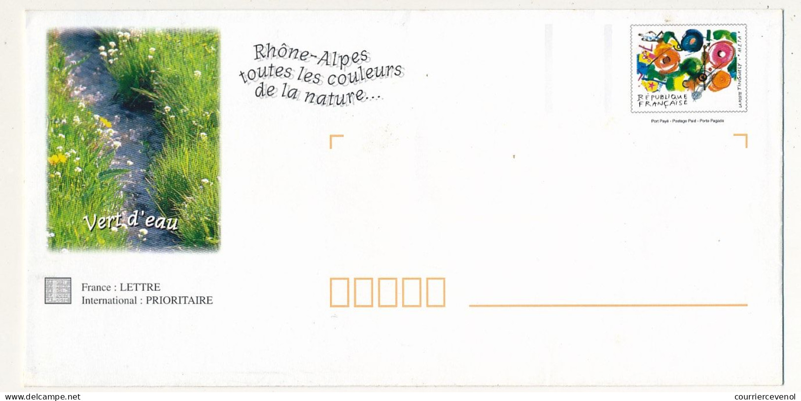 5 Enveloppes PAP Illustrées - RHONE ALPES - Toutes Les Couleurs De La Nature - Neuves - Prêts-à-poster:Stamped On Demand & Semi-official Overprinting (1995-...)