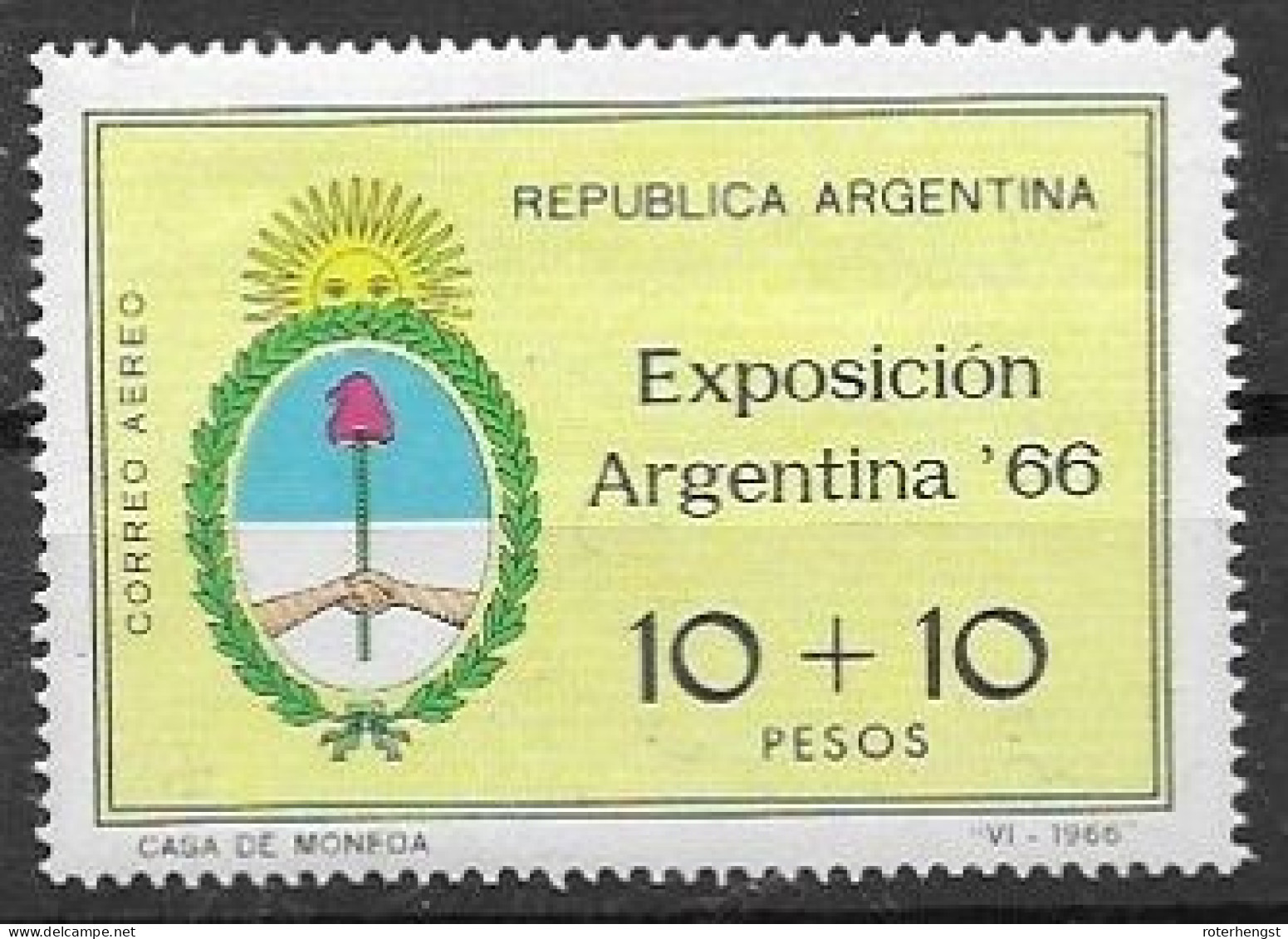 Argentina Mnh ** 1966 - Unused Stamps