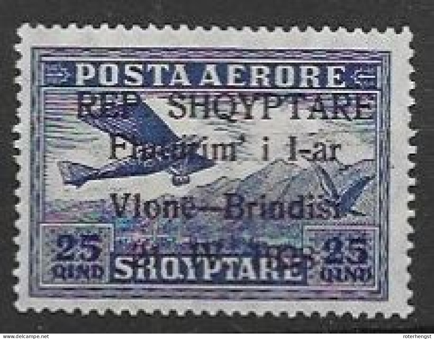 Albania From Airmail Set Mh * (12 Euros) 1928 - Albania