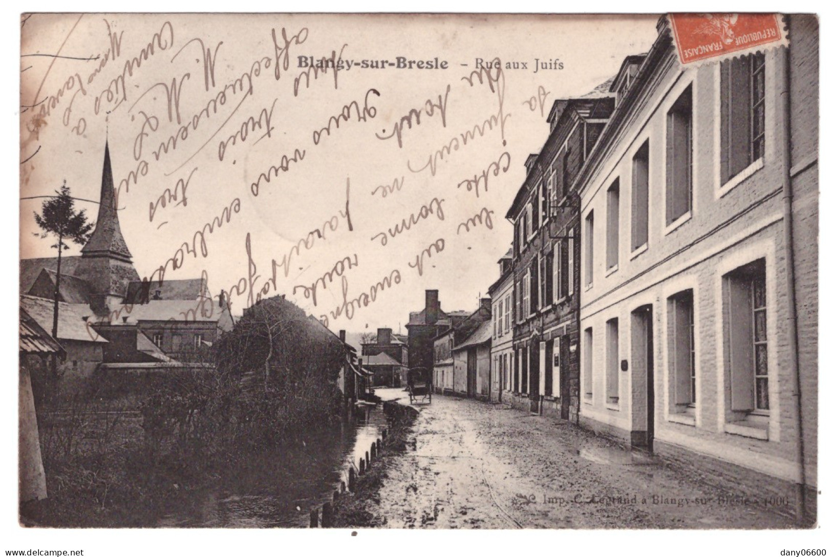 BLANGY SUR BRESLE - Rue Aux Juifs  (carte Animée) - Blangy-sur-Bresle