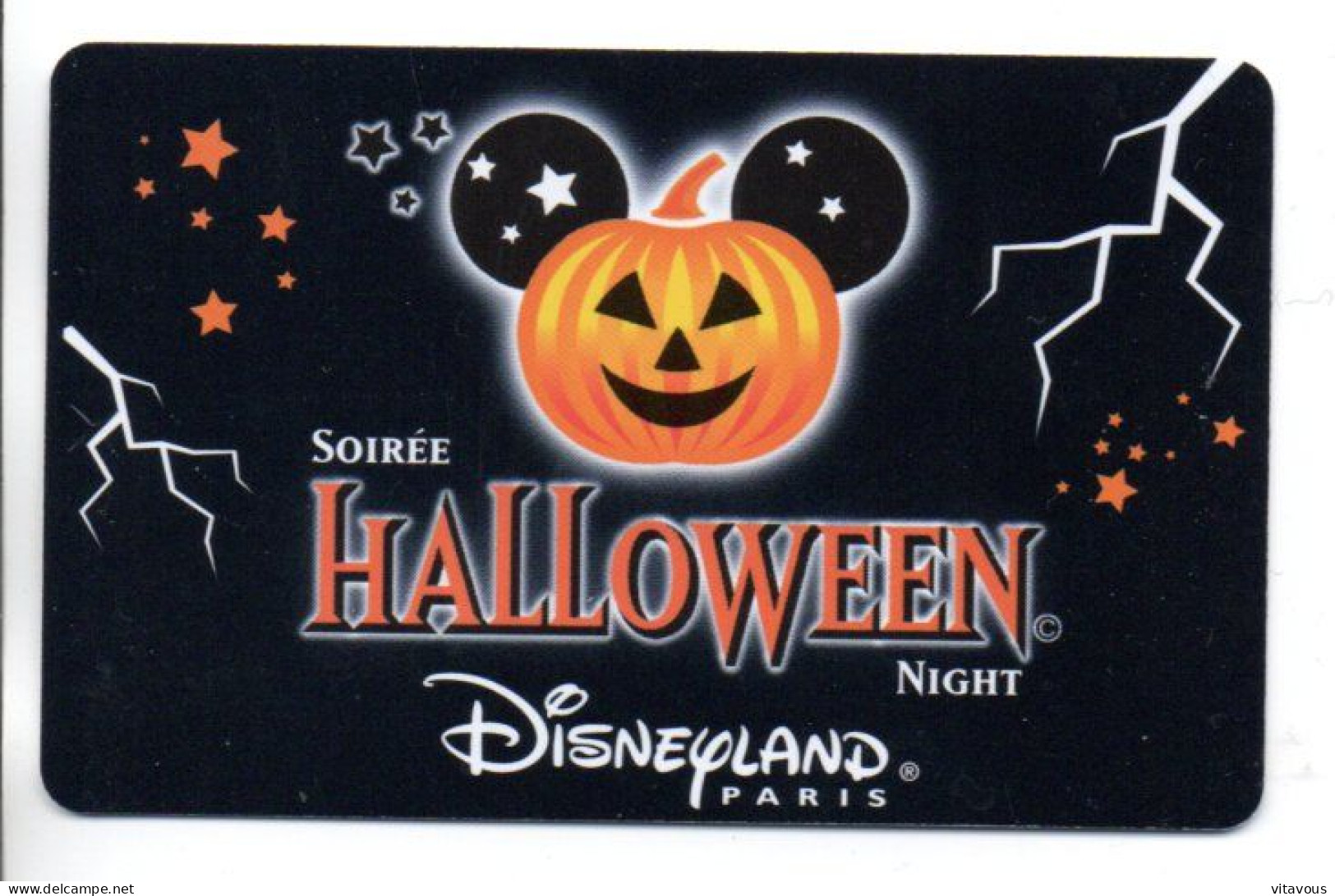 Passeport Disney Disneyland  PARIS France Card  (K 39) - Pasaportes Disney