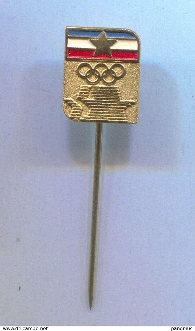 Olympic Games Olympiade - Los Angeles 1984.  NOC Yugoslavia, Vintage Pin, Badge, Abzeichen - Jeux Olympiques