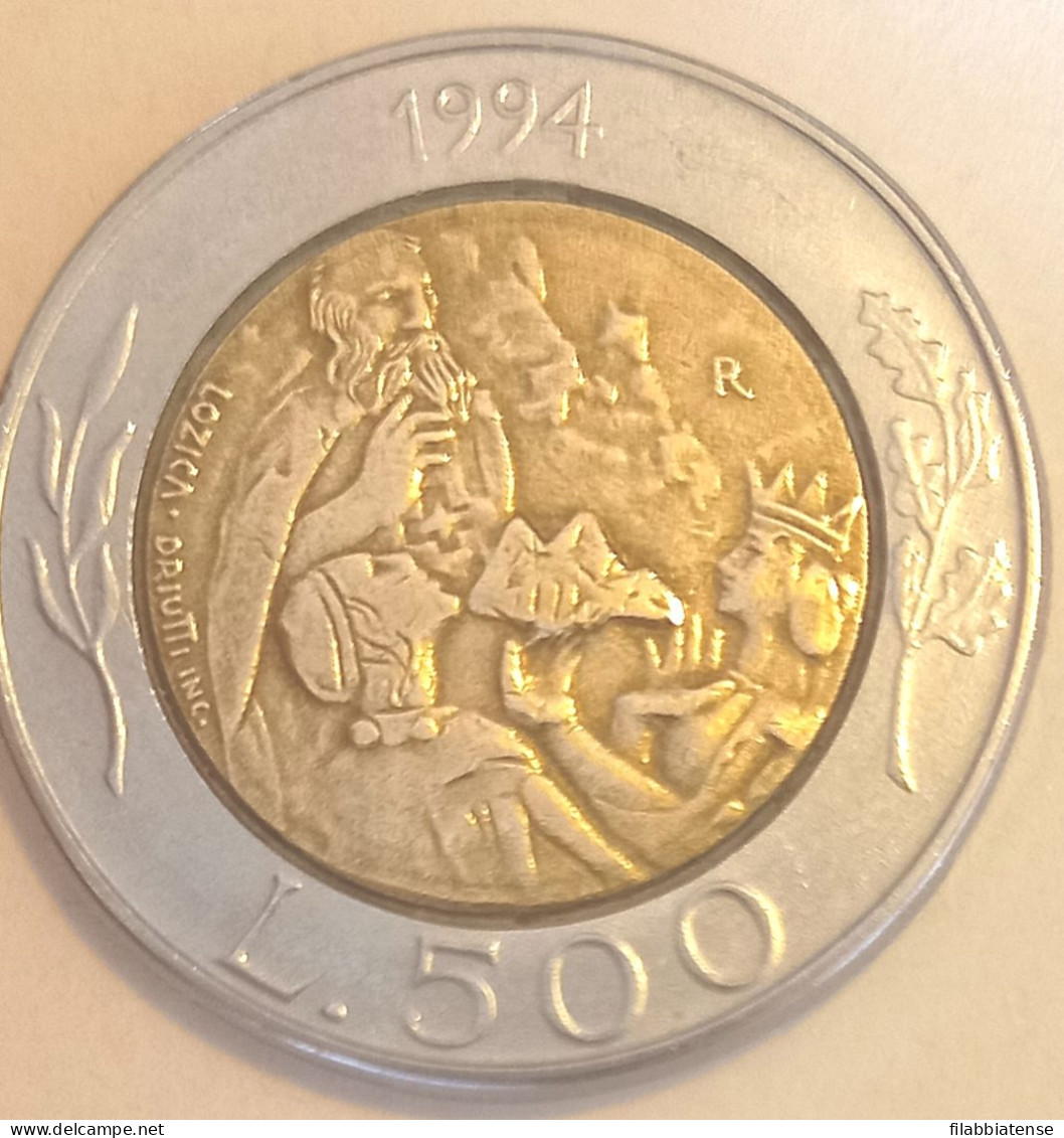 1994 - San Marino 500 Lire   ----- - San Marino