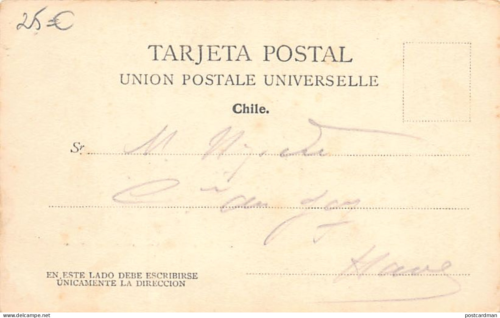 CHILE Chili - SANTIAGO - Palacio Morisco - Casa Del Sr. Guzmann - Ed. Carlos Brandt 909 - Chili