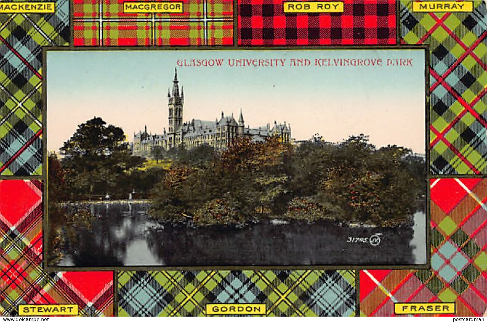 Scotland Lanarkshire - GLASGOW University And Kelvingrove Park - Lanarkshire / Glasgow