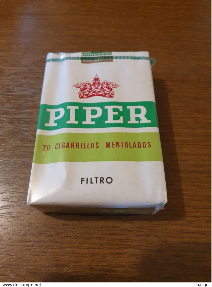 Ancien Paquet De Cigarettes Pour Collection Piper Filtro  Intact - Altri & Non Classificati