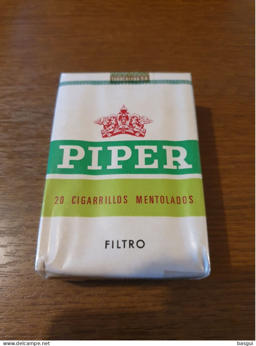 Ancien Paquet De Cigarettes Pour Collection Piper Filtro  Intact - Other & Unclassified