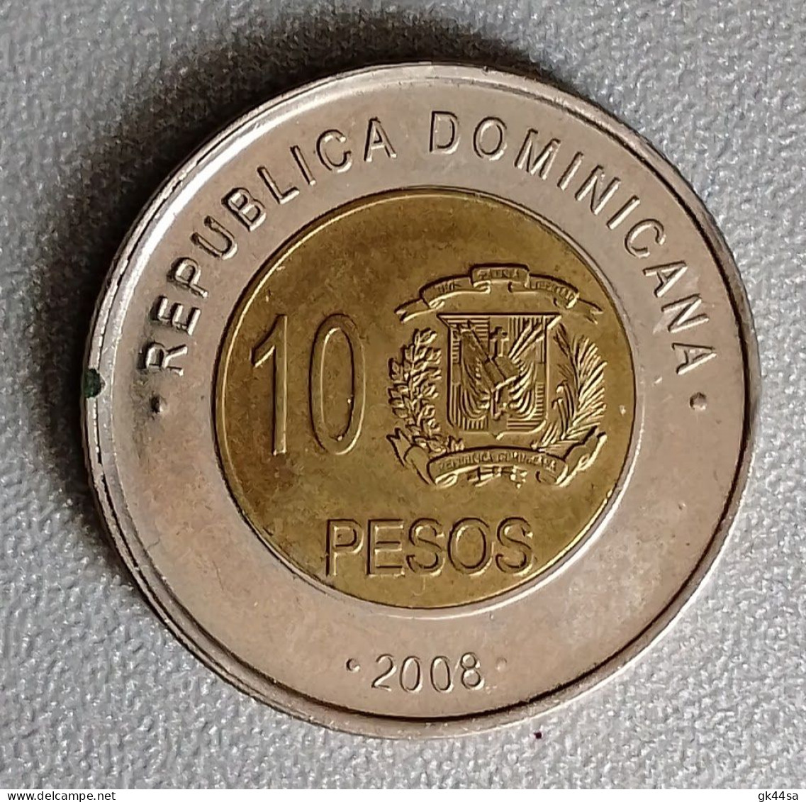 10 PESOS REPUBBLICA DOMENICANA 2008 - Otros – América