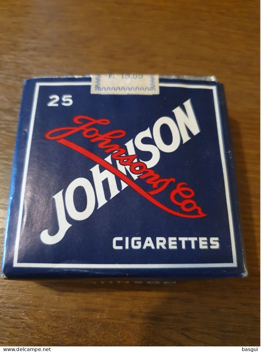 Ancien Paquet De Cigarettes Pour Collection Johnson  Intact - Other & Unclassified