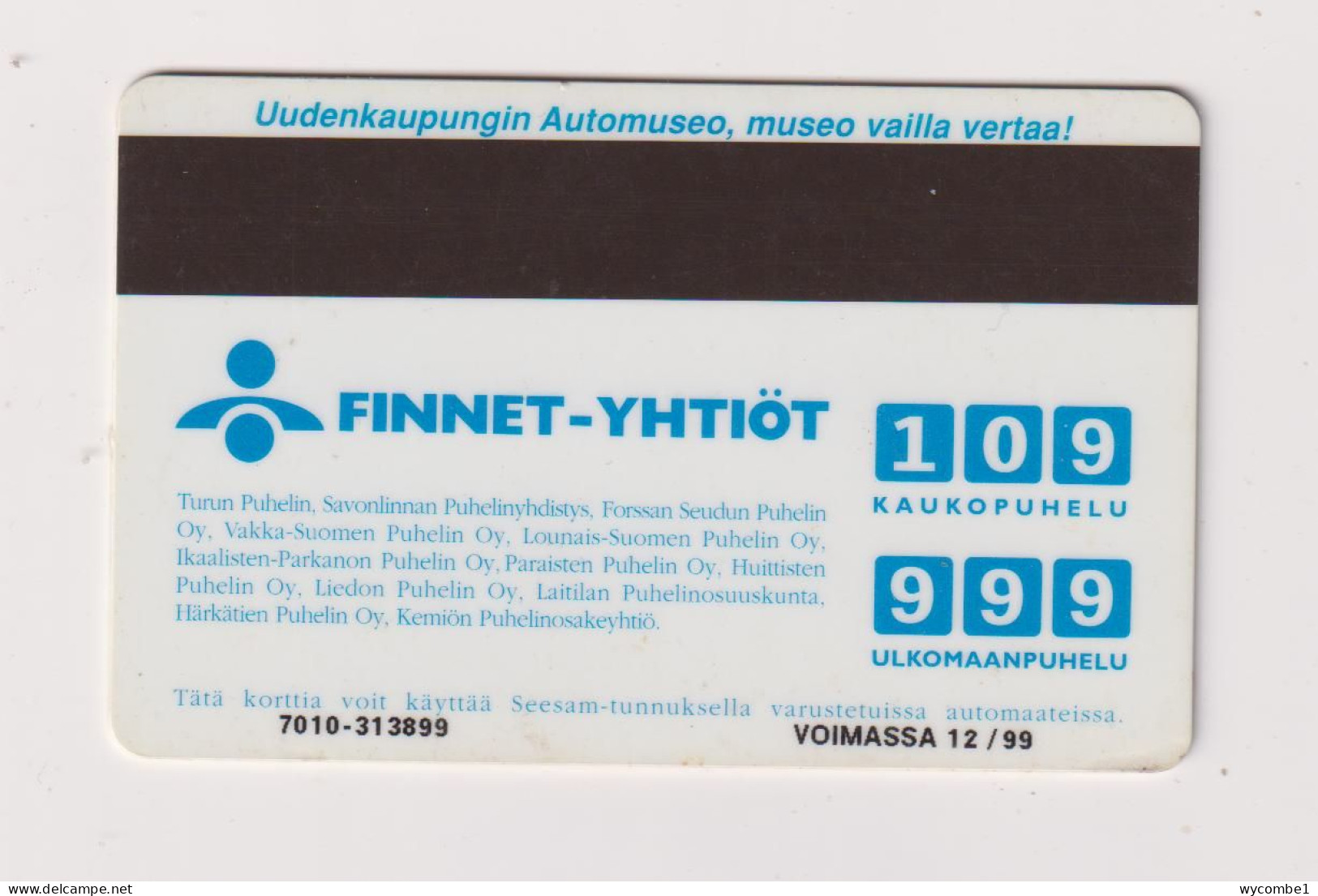 FINLAND -  Porsche Motor Car  Magnetic  Phonecard - Finlandia