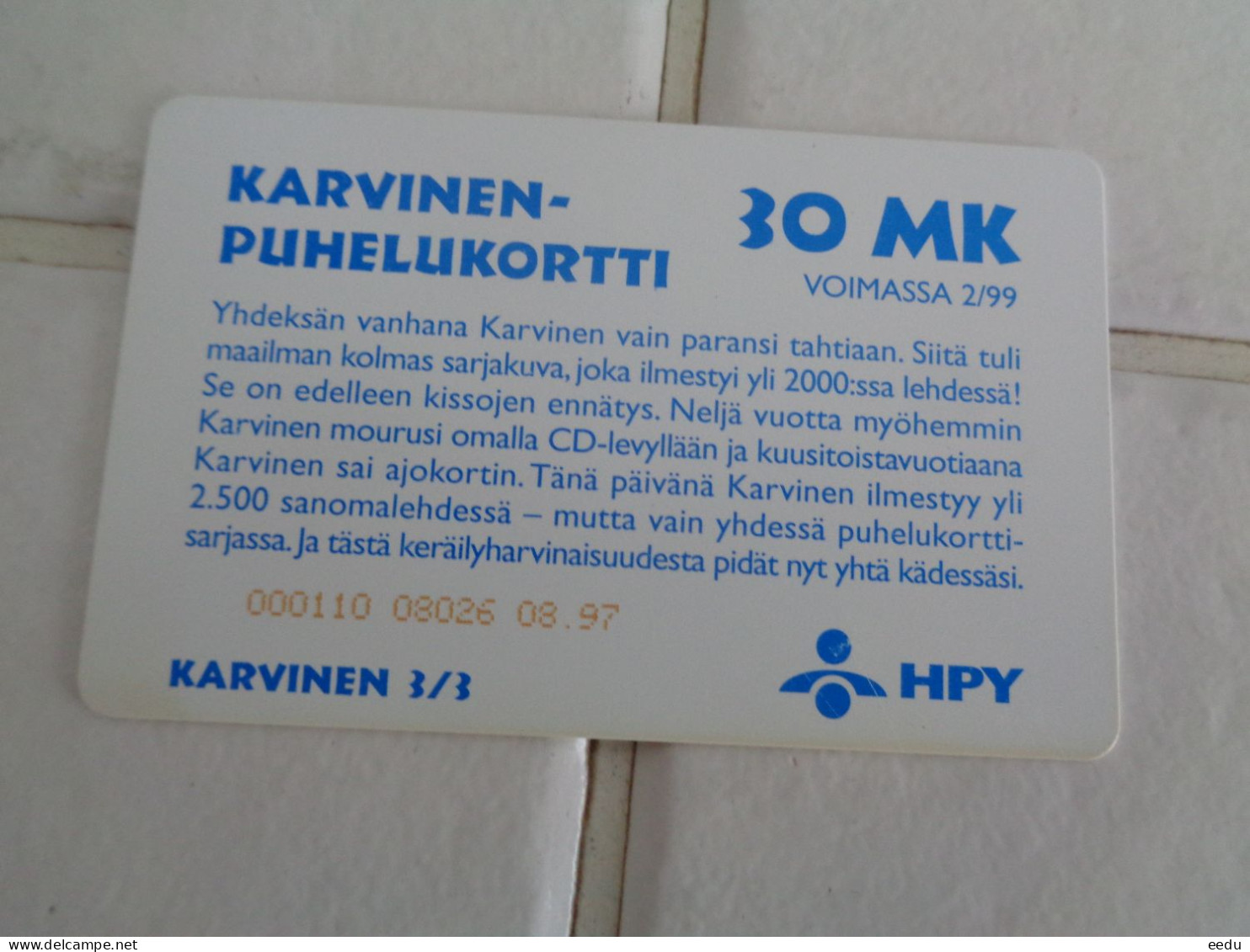 Finland Phonecard HPY E66 - Finnland