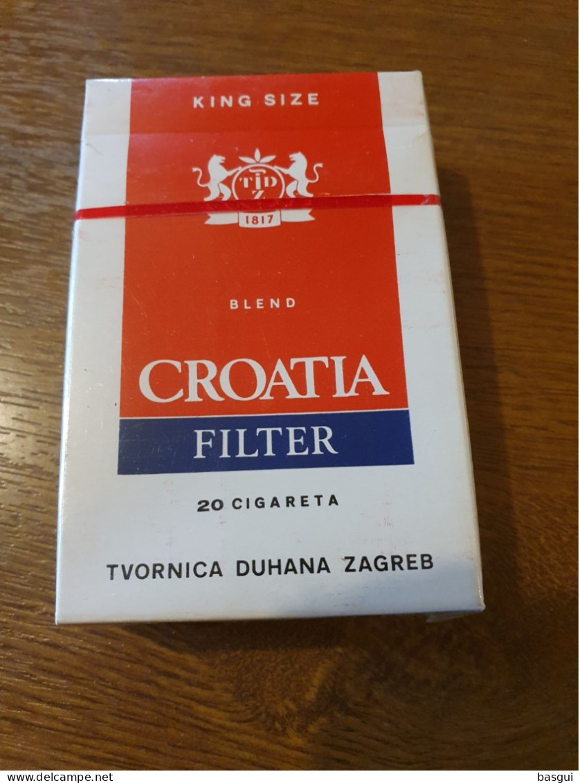 Ancien Paquet De Cigarettes Pour Collection Croatia Intact - Other & Unclassified