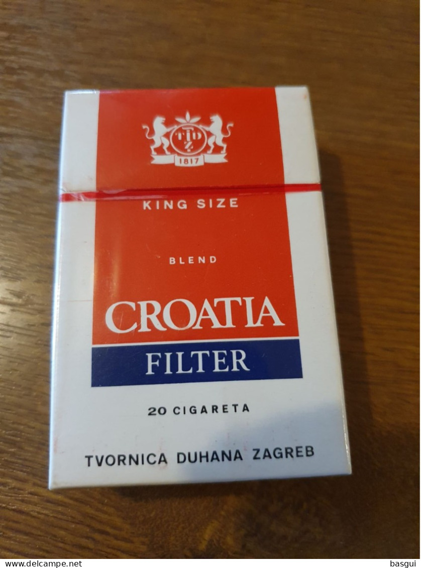 Ancien Paquet De Cigarettes Pour Collection Croatia Intact - Autres & Non Classés
