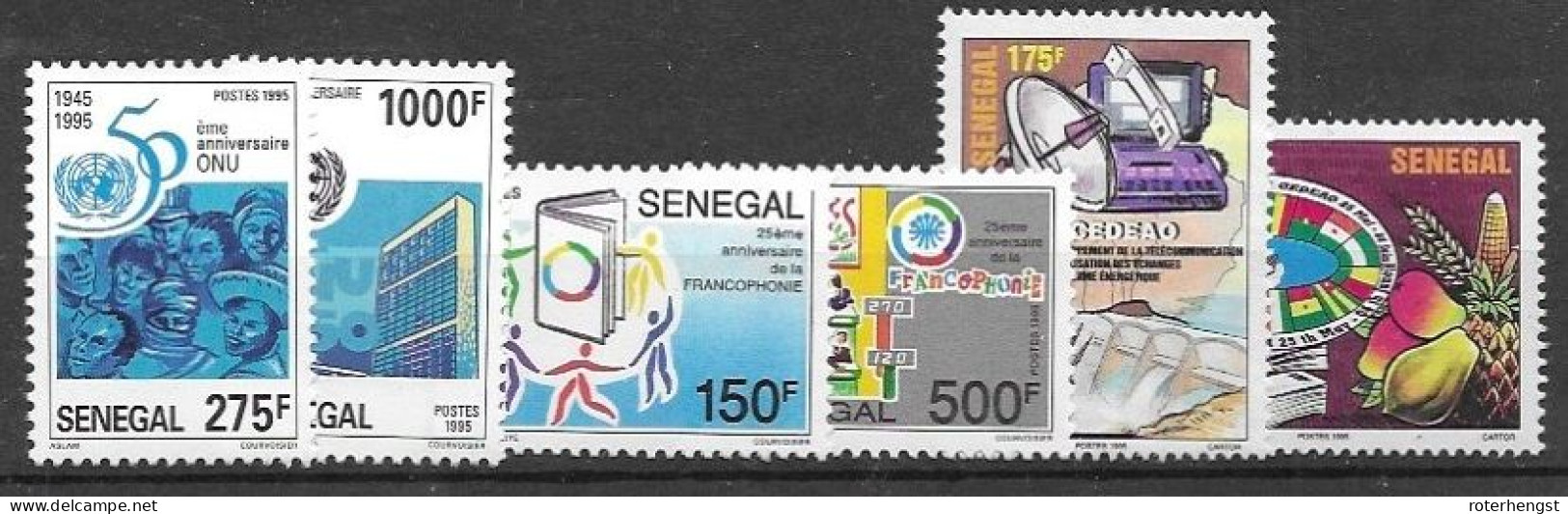 Senegal Mnh ** 1995 Lot 12 Euros - Senegal (1960-...)