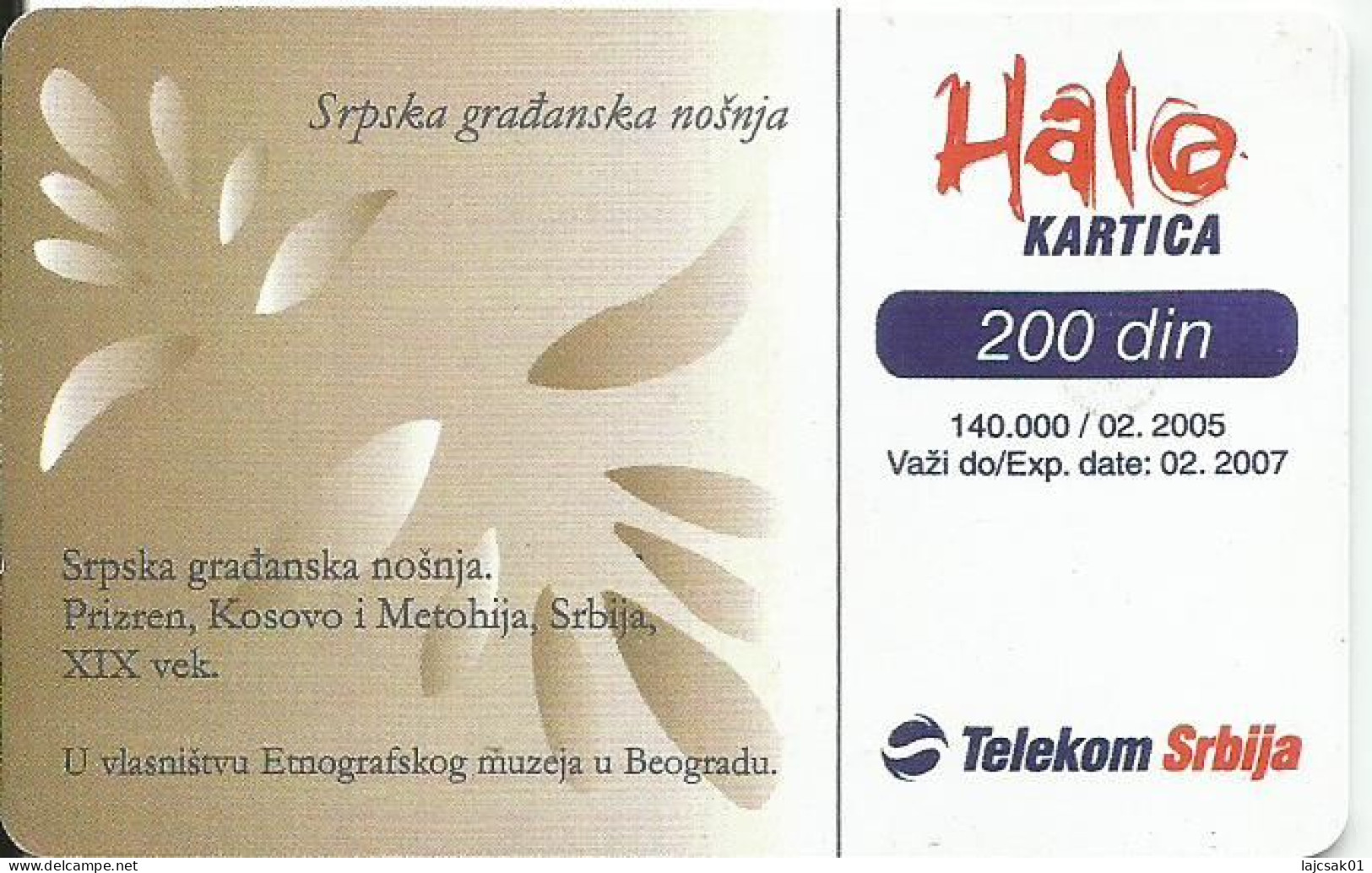 Serbia  140.000 / 02.2005. - Yougoslavie