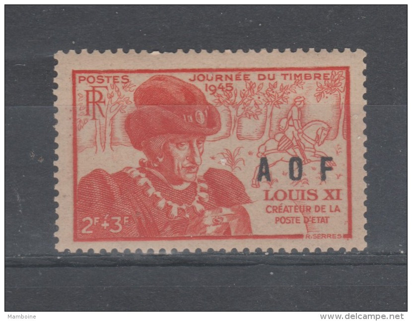 A O F  1945   N° 23  Neuf **   Journée Du Timbre - Unused Stamps
