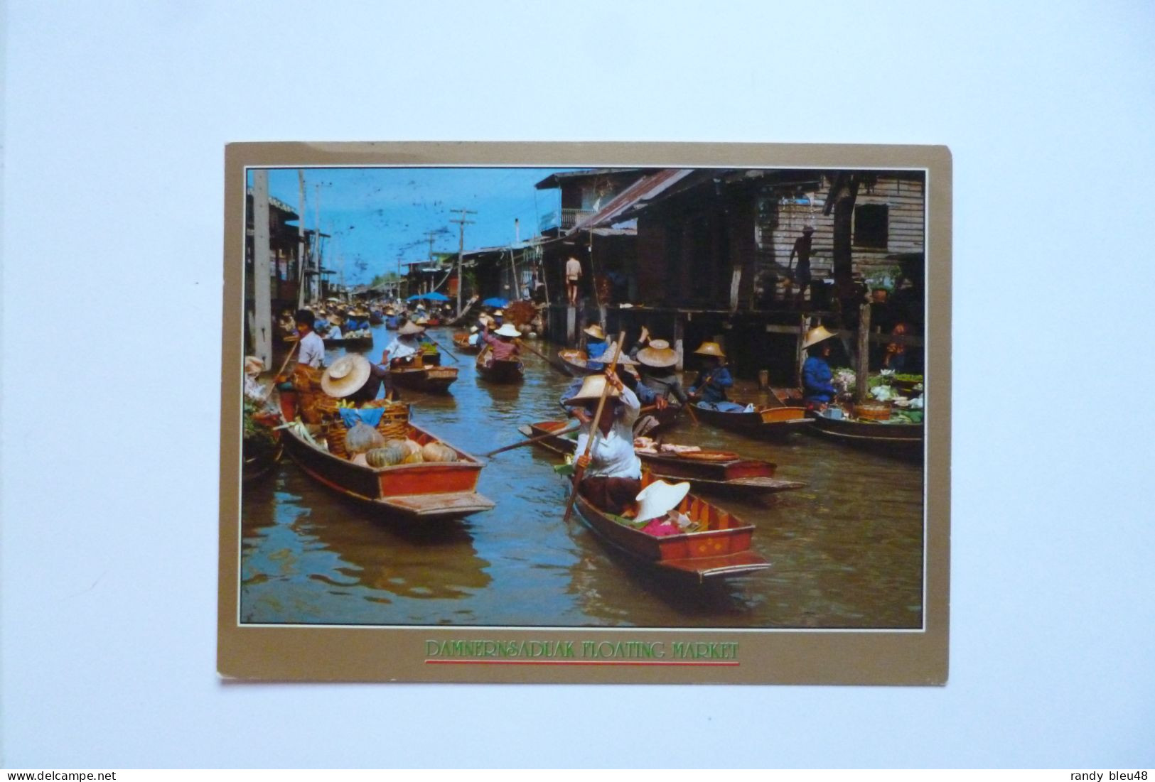 RAJBURI PROVINCE - Floating Market  -   THAILAND  -  THAILANDE - Tailandia