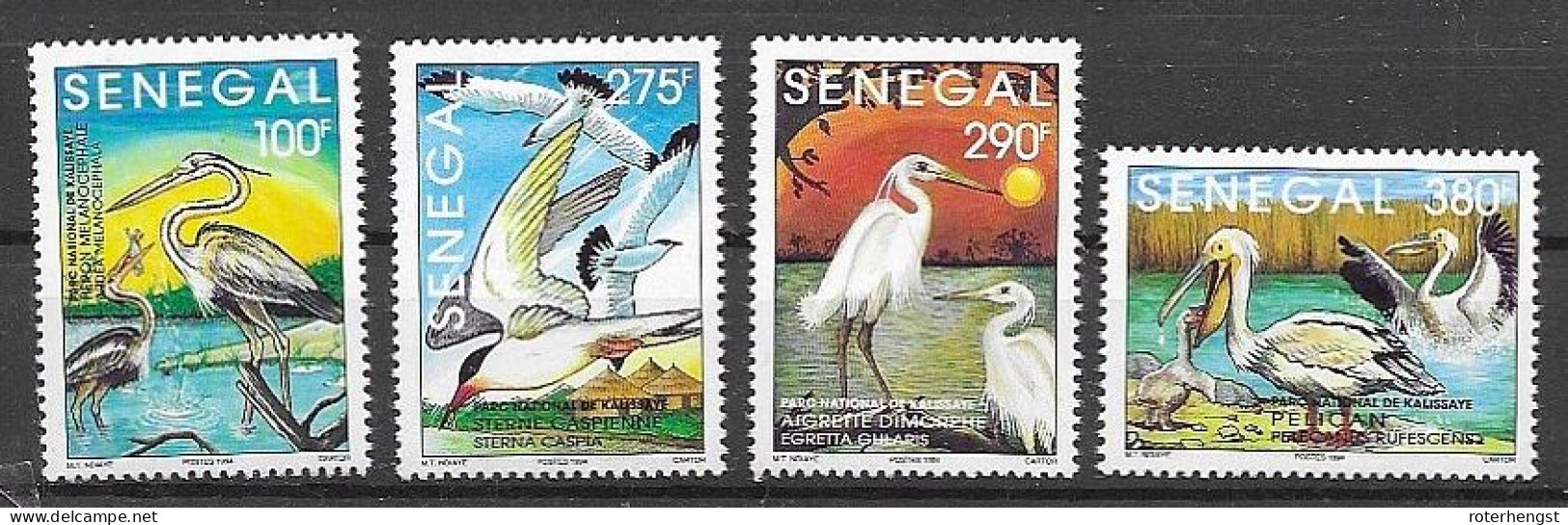 Senegal Mnh ** 1994 Bird Set - Senegal (1960-...)